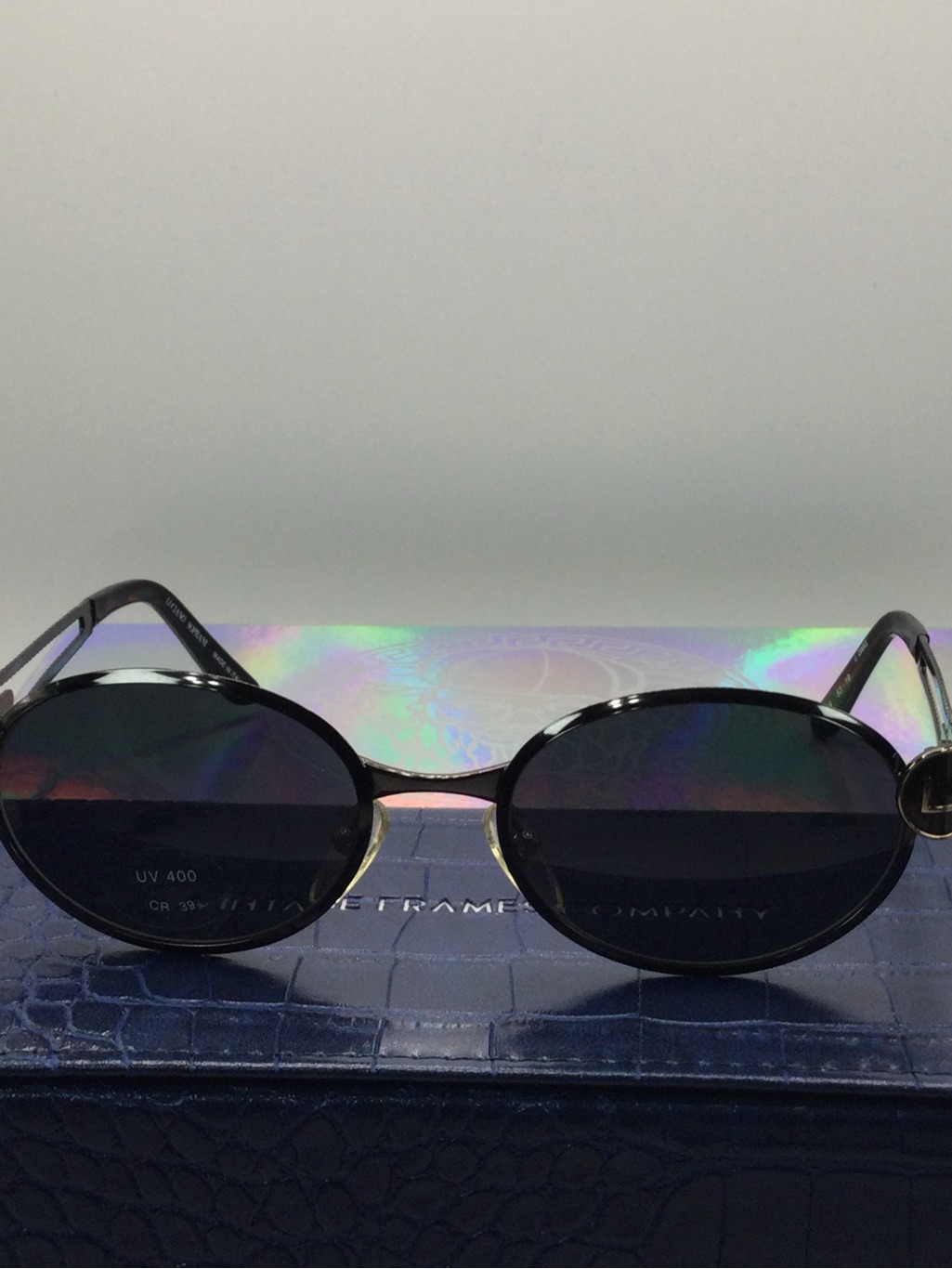 Luciano Soprani Made In Italy Black Sunglass Arm